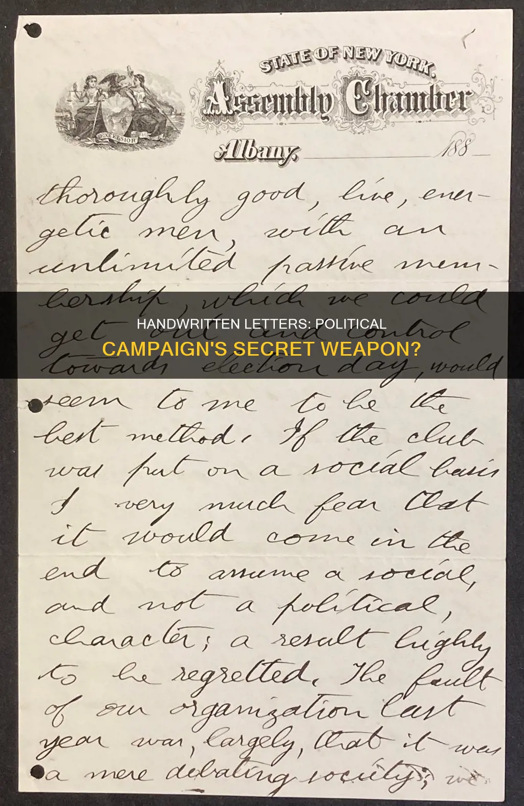 do handwriten letters help political campaigns