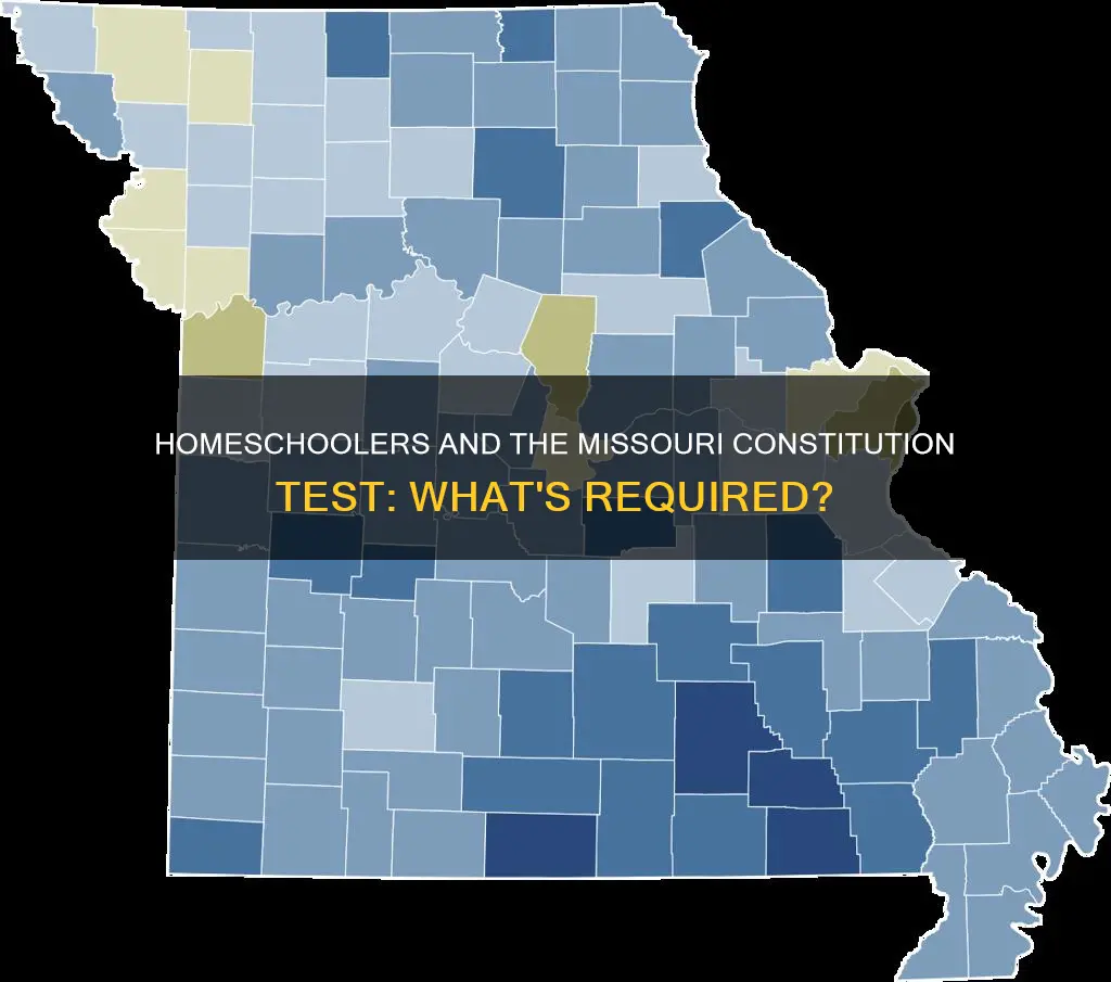 do homeschoolers have to take the missouri constitution test
