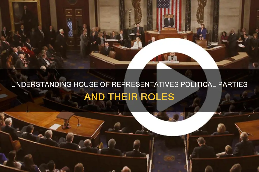 do house of representatives political parties