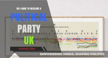 Do I Have to Declare a Political Party in the UK?