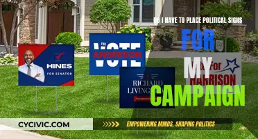 Political Sign Placement: Necessary for a Successful Campaign?