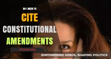 Citing Constitutional Amendments: When and Why?