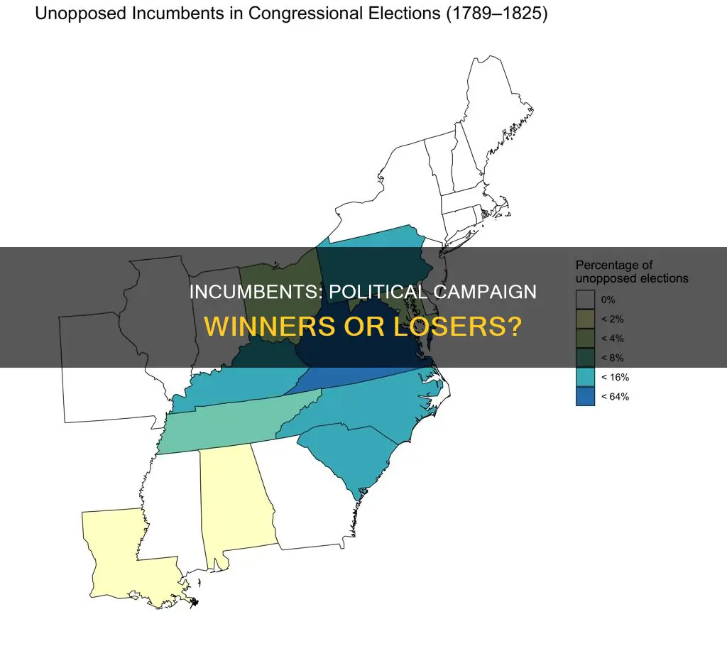 do incumbents usually win or lose political campaigns