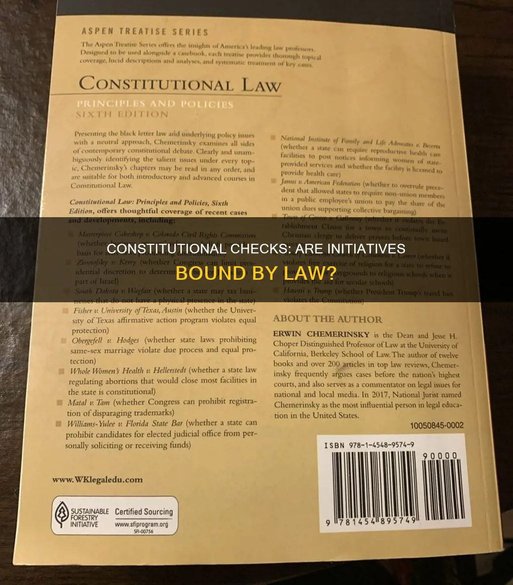 do initiatives have to be checked to be constitutional