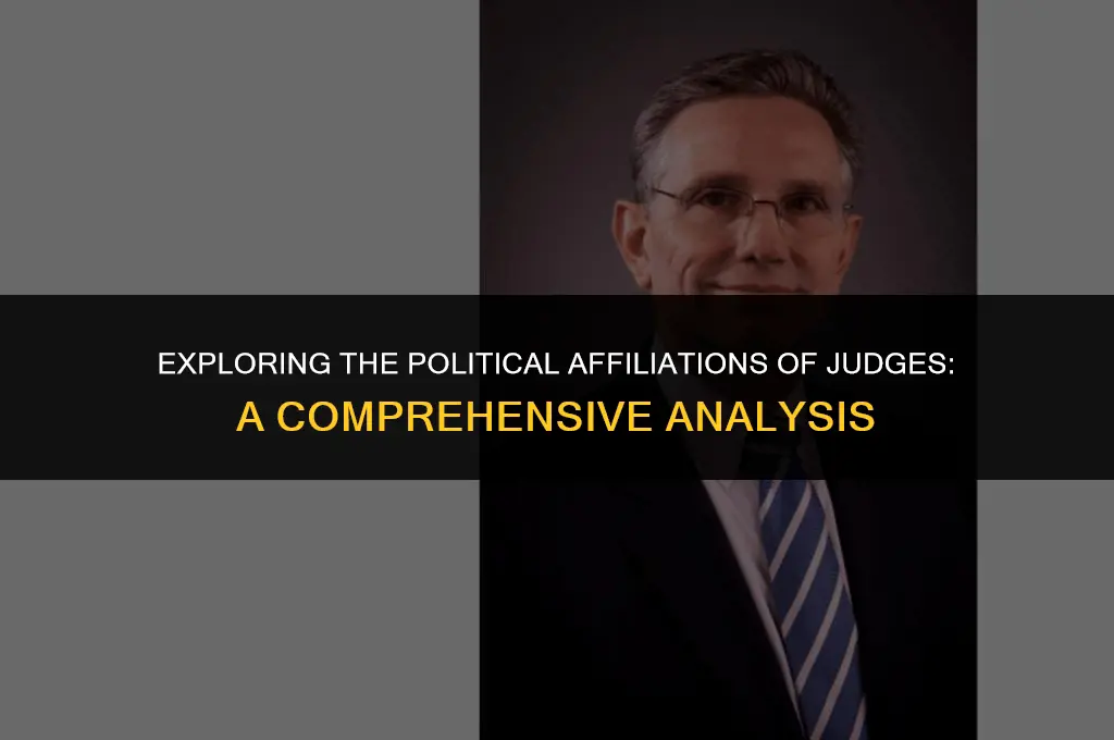 do judges have political affiliations