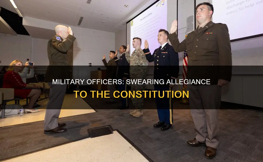 do military officers swear an oath to the constitution