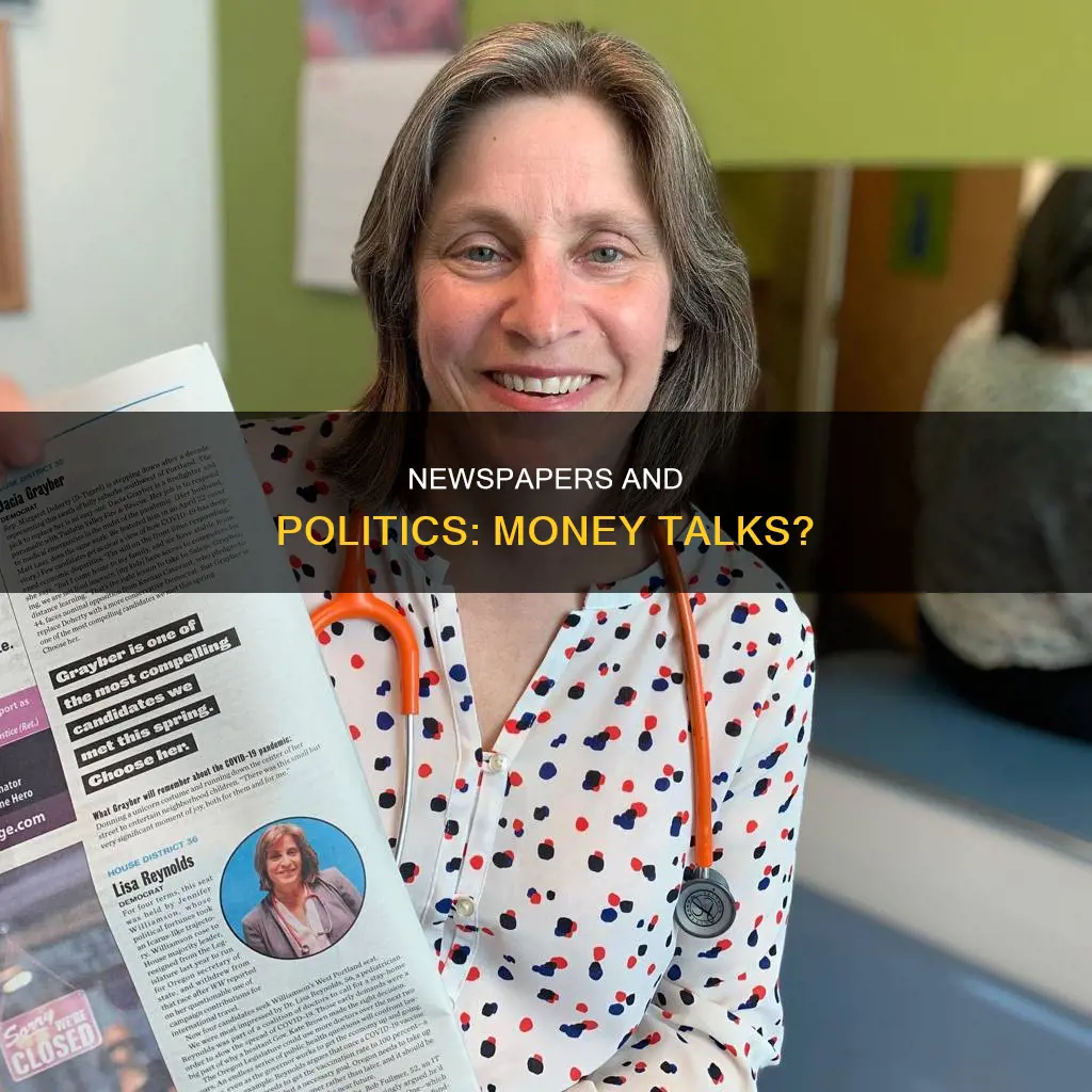 do newspapers give money to political campaigns