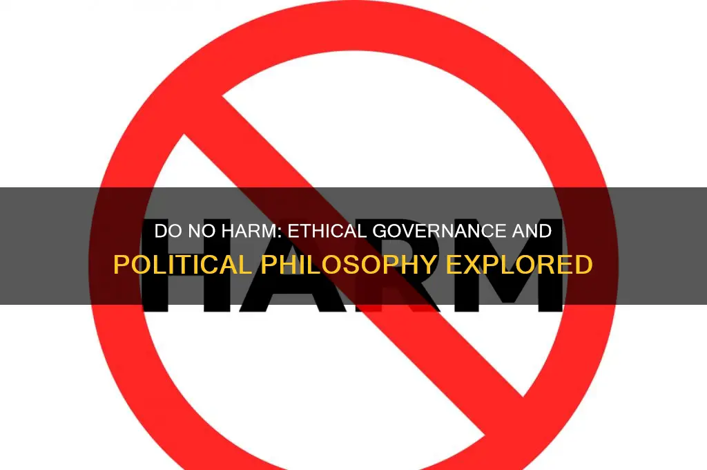 do no harm political philosophy