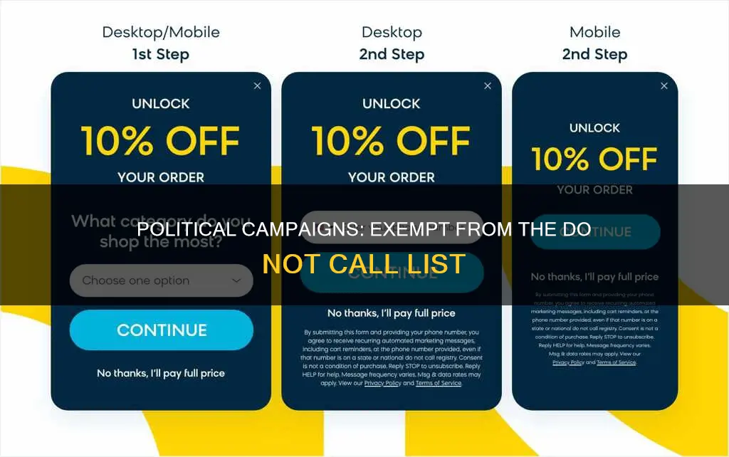 do not call list and political campaigns