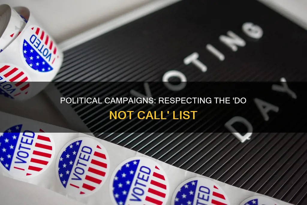 do not call list for political campaigns