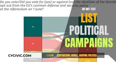 Texting Political Campaigns: A No-Go for Voter Privacy