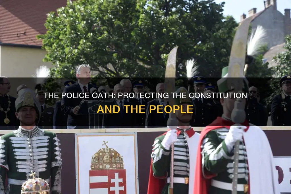 do police officers swear to uphold the constitution