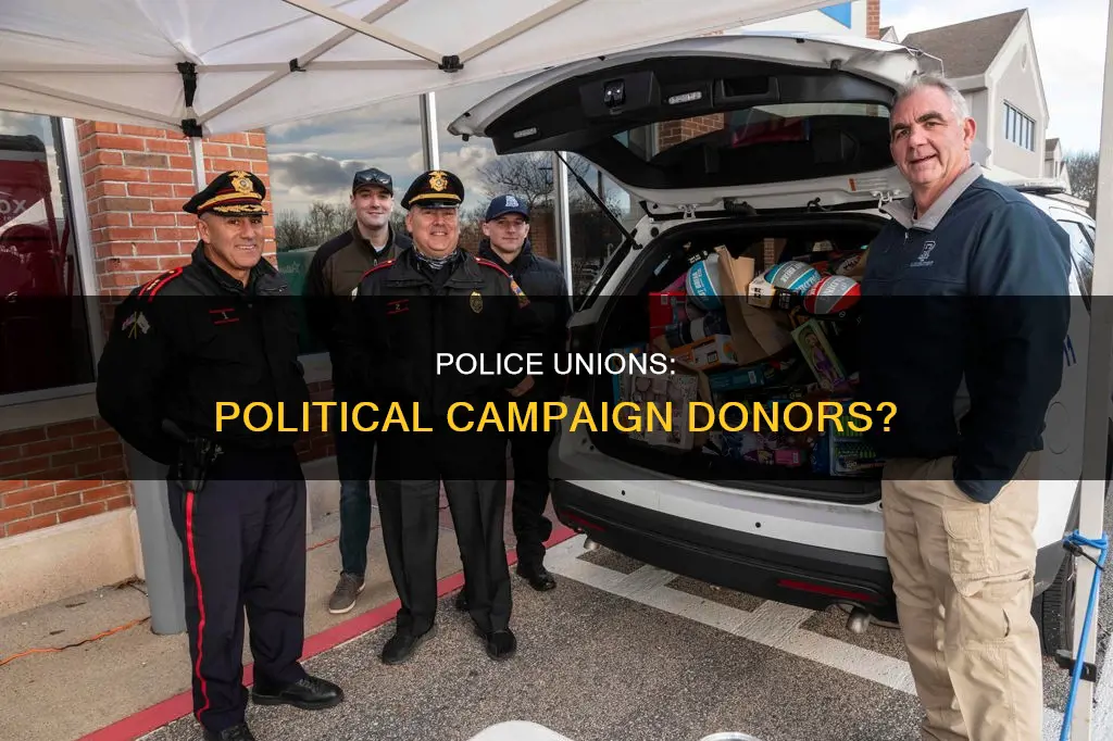do police unions donate to political campaigns