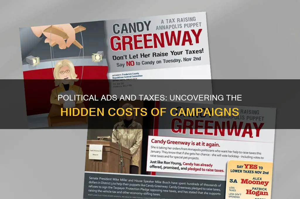 do political ads pay taxes