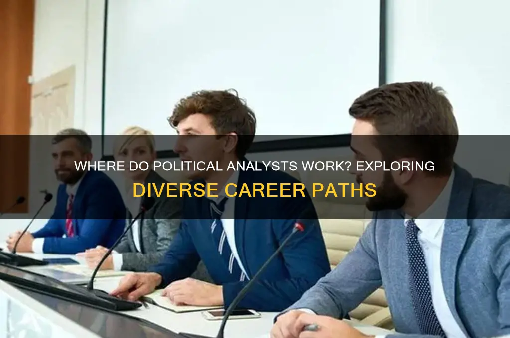 do political analyst work at
