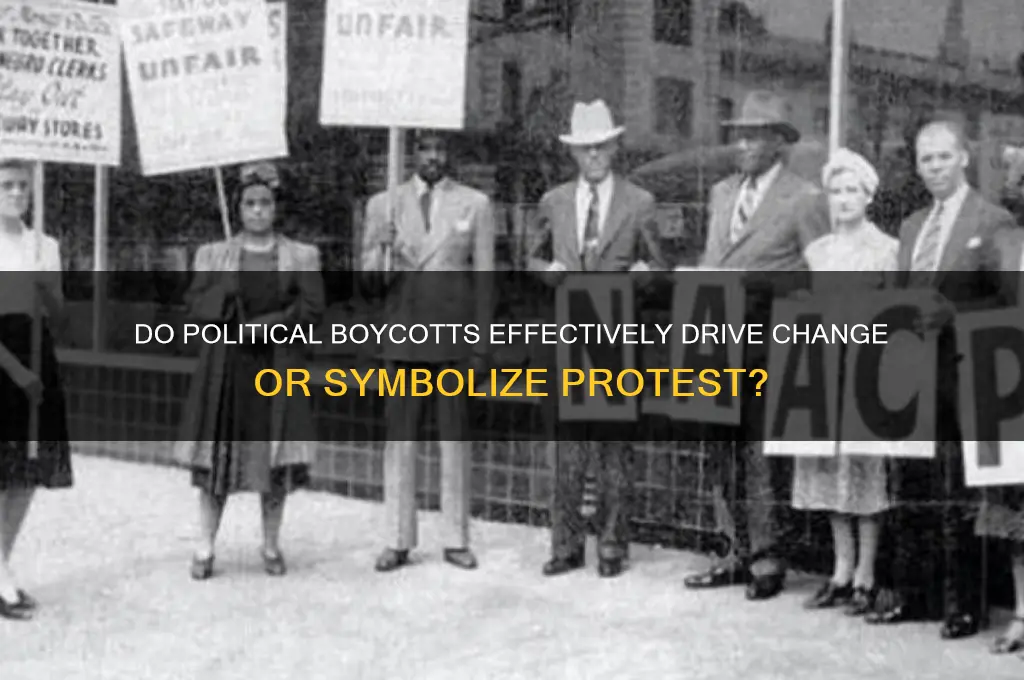 do political boycotts work