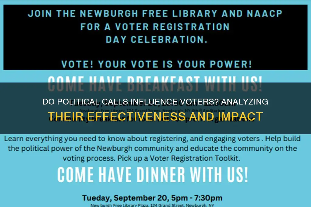 do political calls work