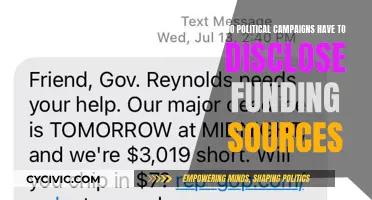 Funding Sources: Politics' Necessary Disclosure
