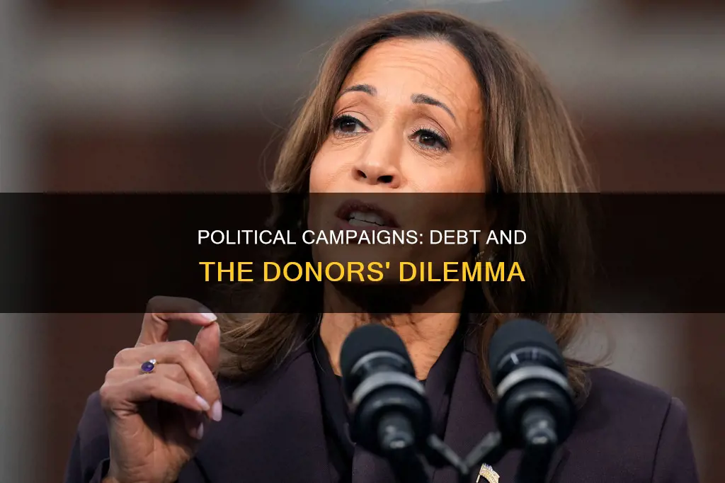 do political campaigns typically owe money