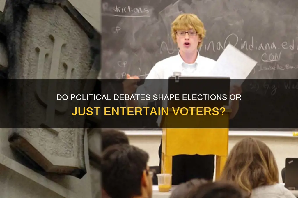 do political debates matter