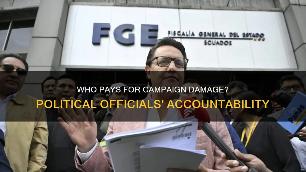 do political officials pay for campaign damage