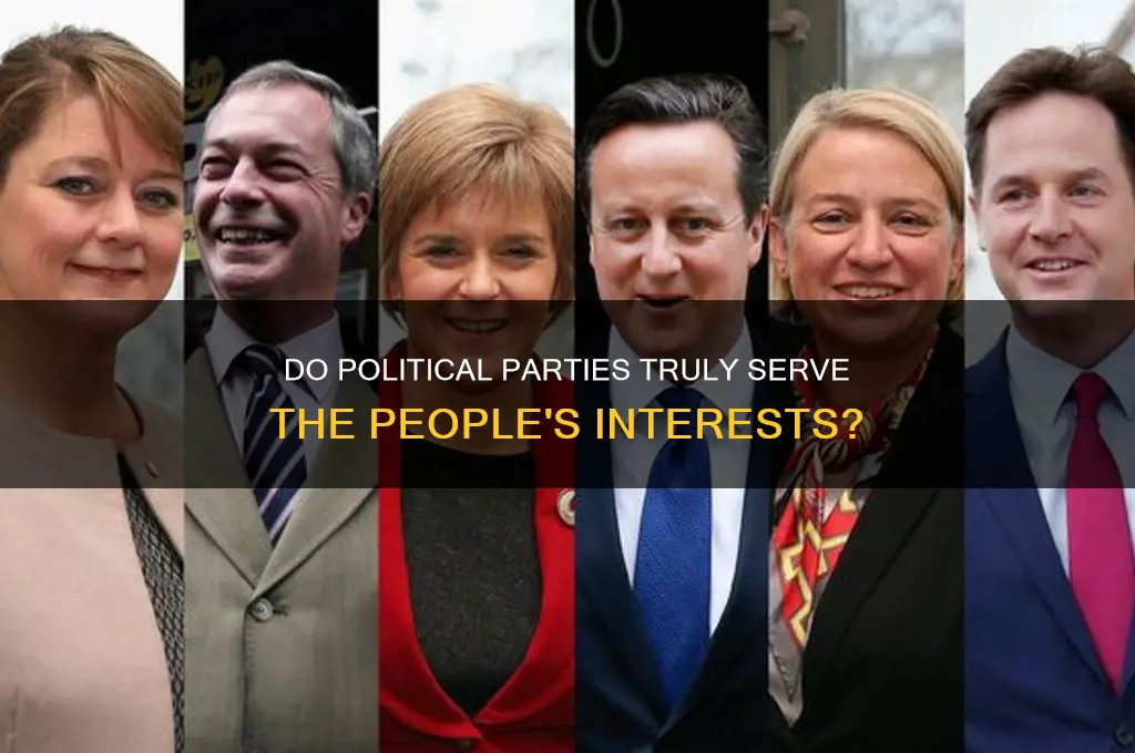 do political parties answer to the people