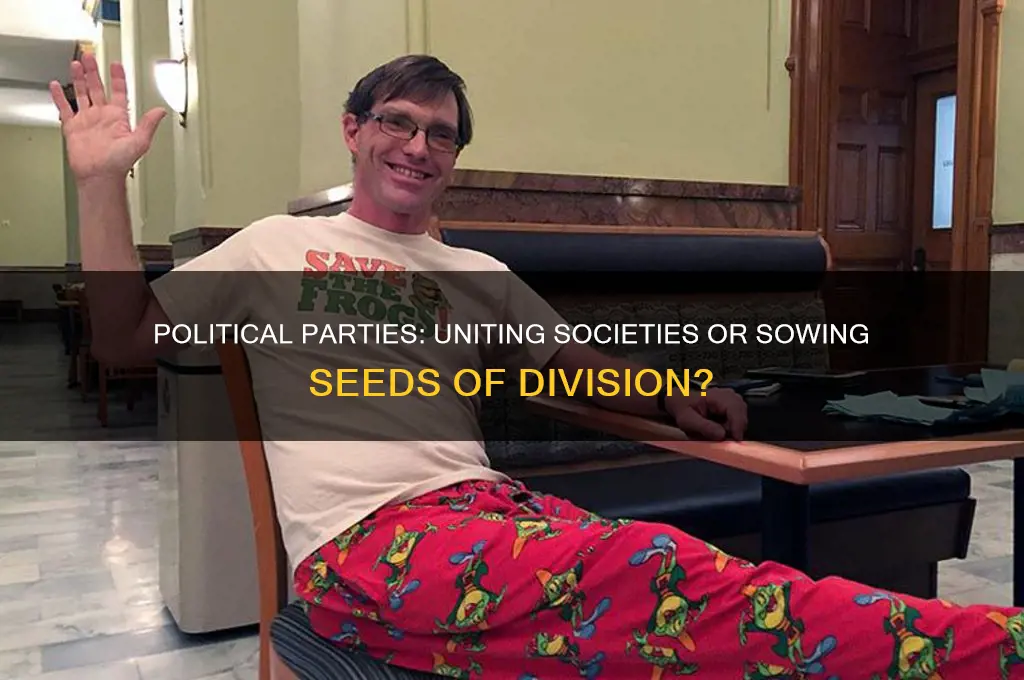 do political parties breed unity or division into society