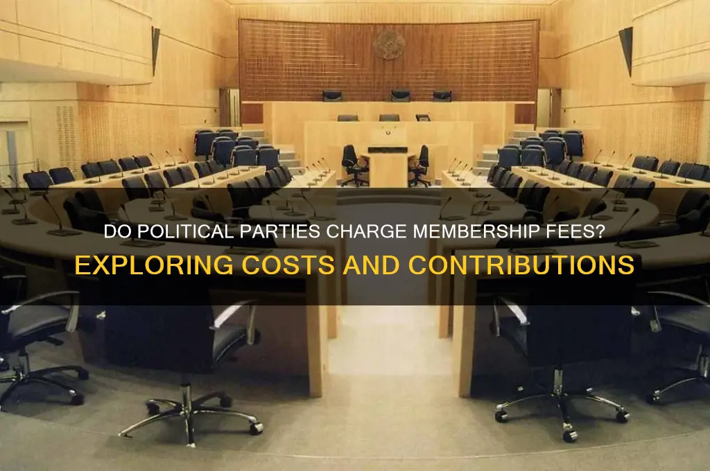 do political parties charge their members a fee