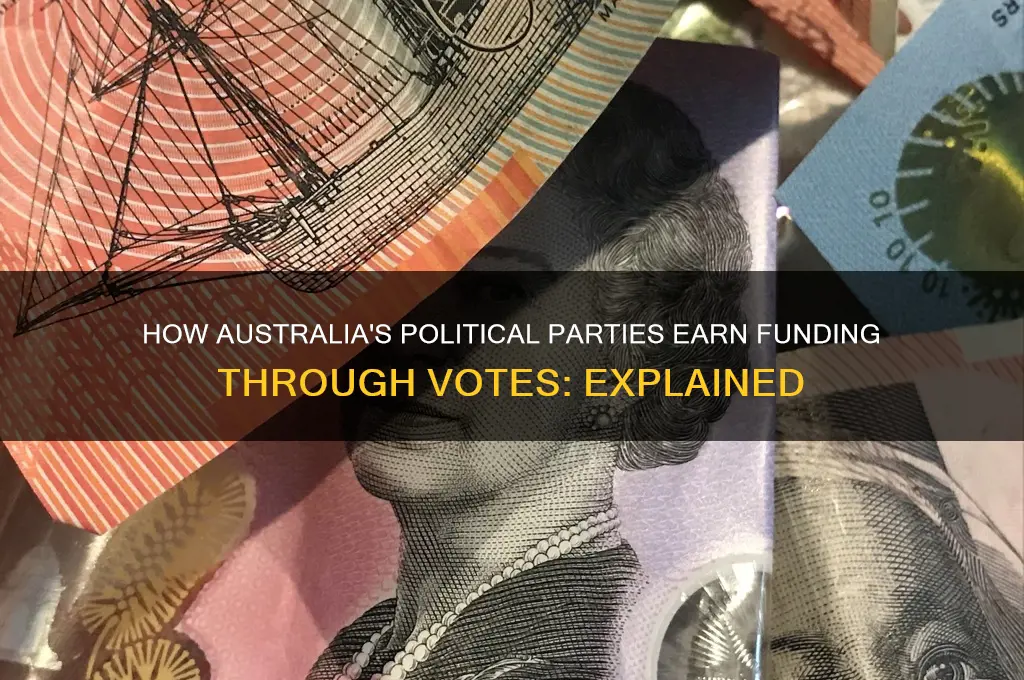 do political parties get money per vote in australia