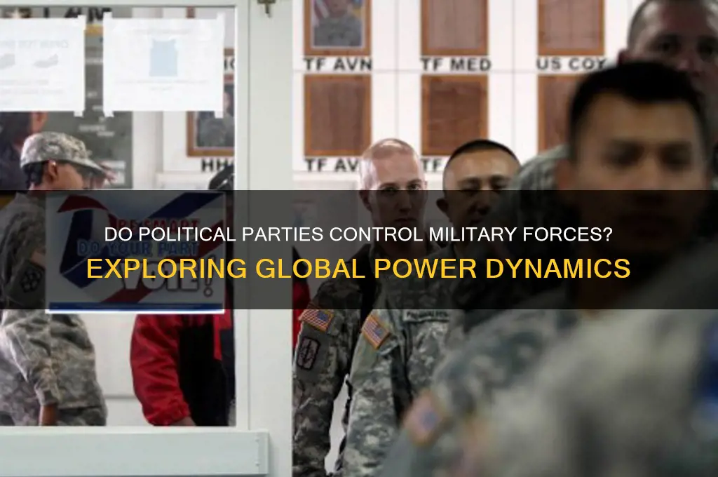 do political parties have military