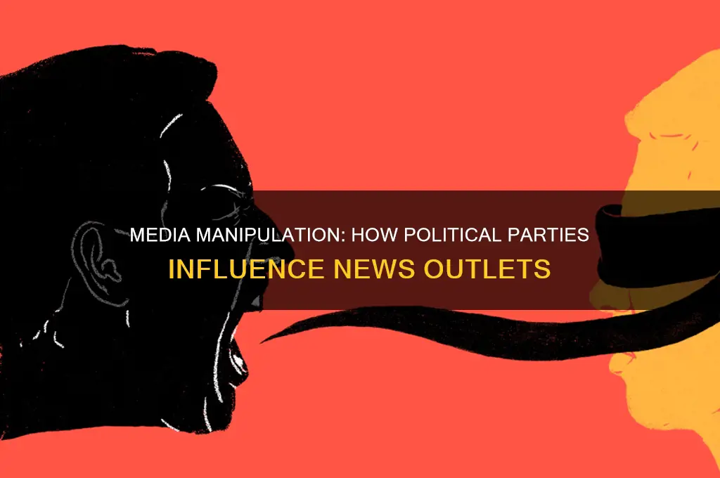 do political parties infiltrate media