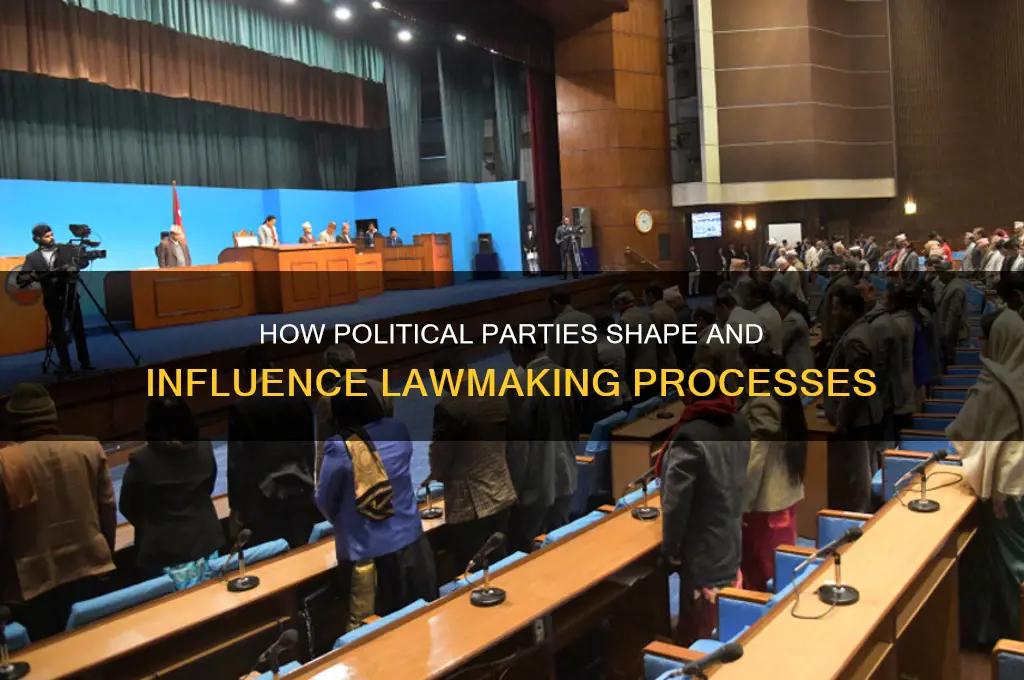 do political parties make and define laws