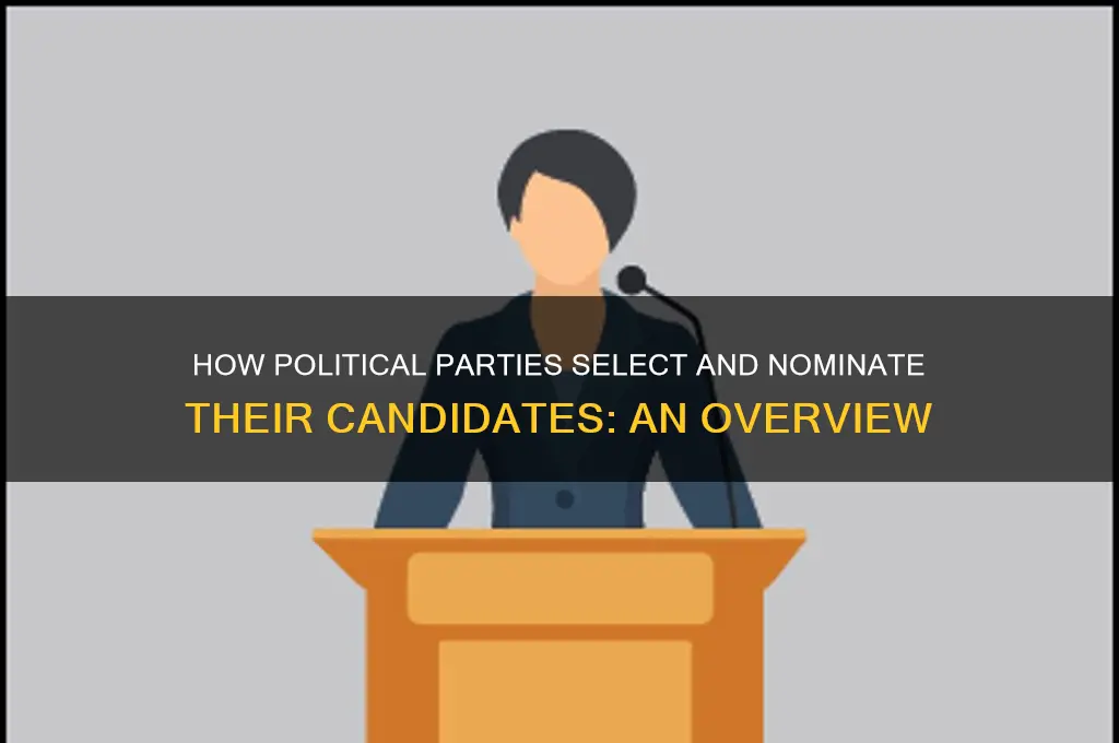 do political parties nominate candidates