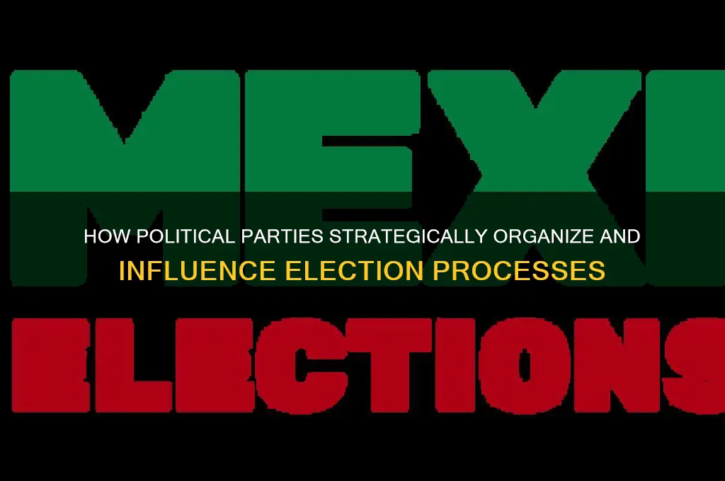 do political parties organize elections