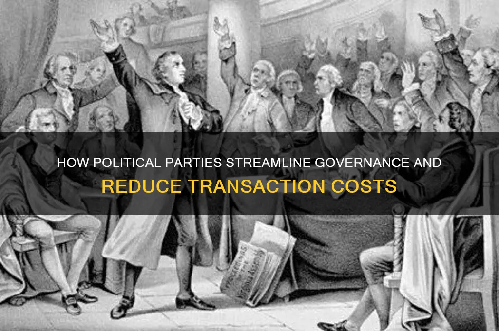 do political parties reduce transaction costs