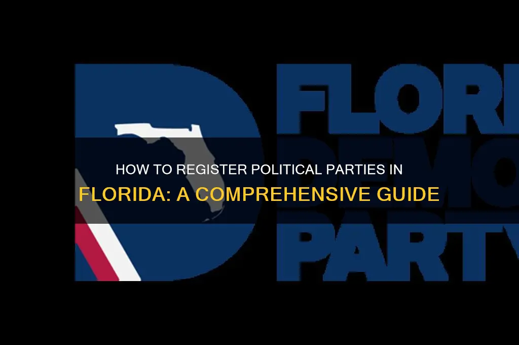 do political parties register in florida