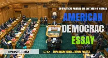 Political Parties: Strengthening or Weakening American Democracy?