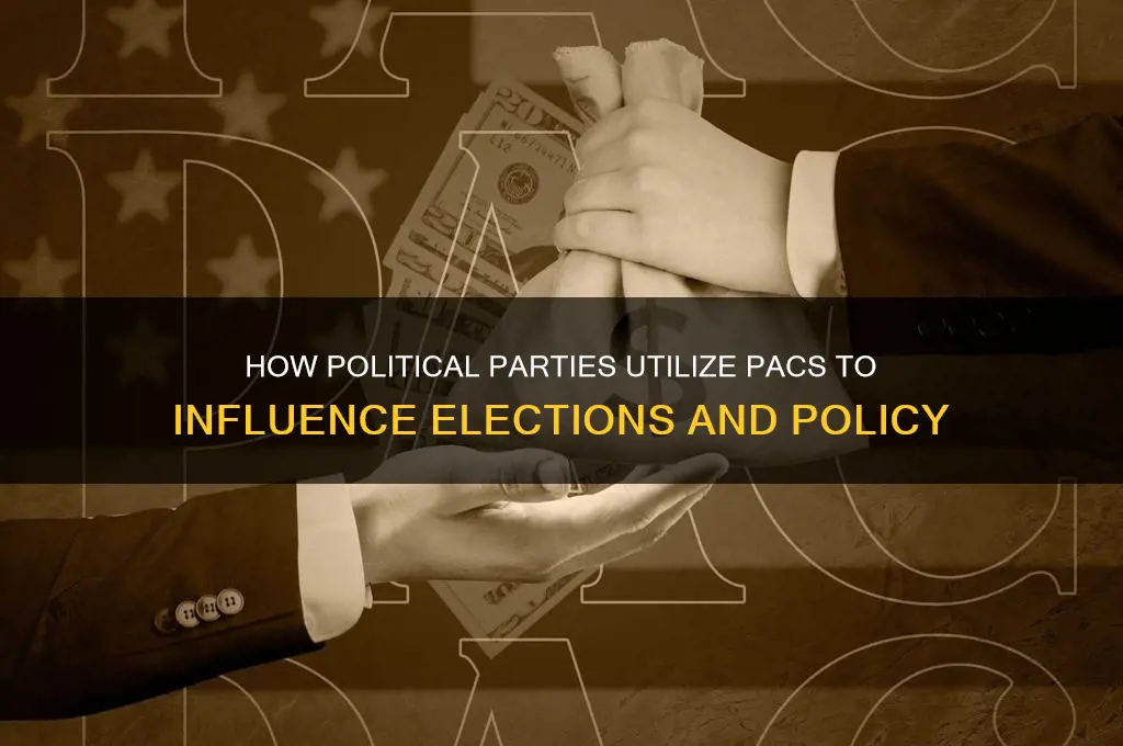 do political parties use pacs