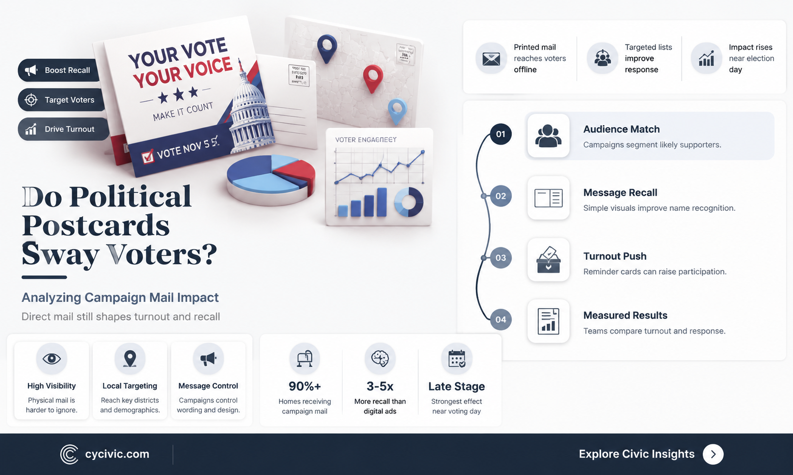 are political postcards effective