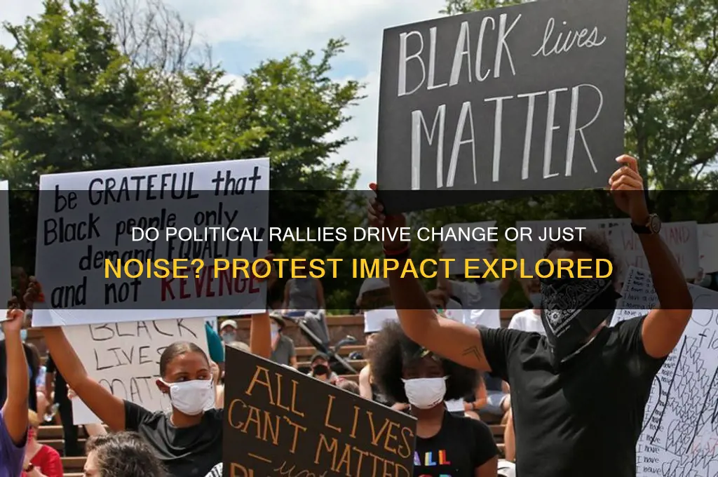 do political rallies work -protest