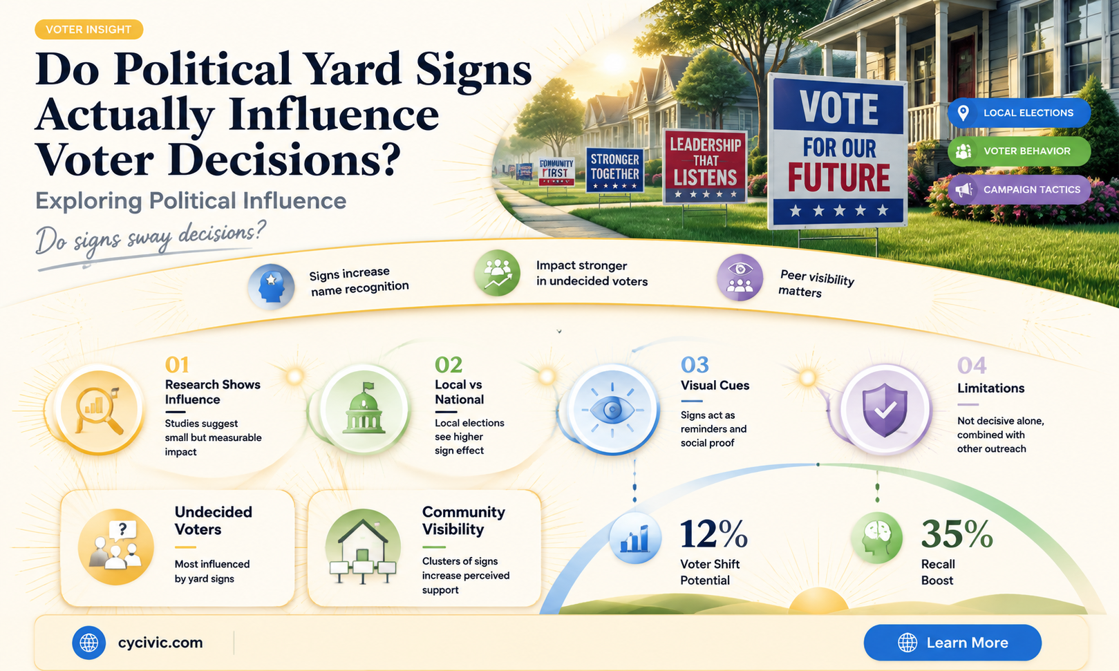 are political yard signs effective