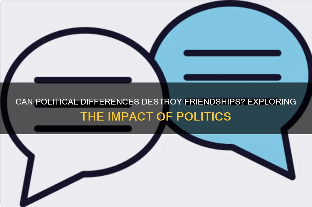 do politics ruin friendships
