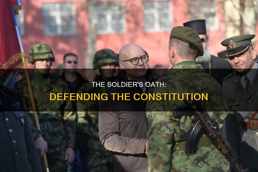 do soldiers take an oath to uphold the constitution