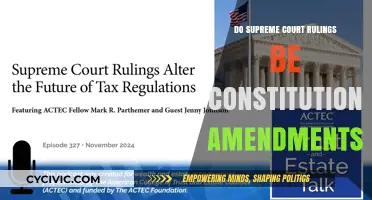 Supreme Court Rulings: Constitutional Amendments?