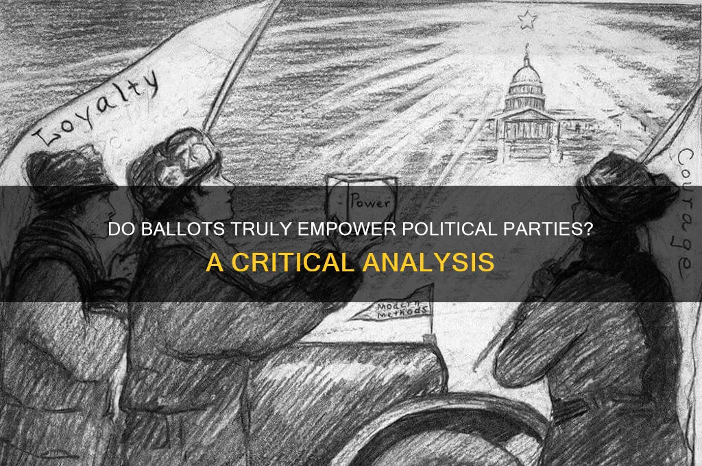 do the ballots provide political parties