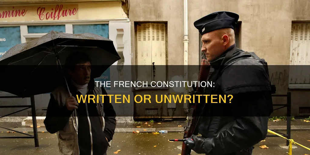 do the french have a written constitution