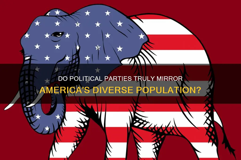do the major political parties reflect amerias population