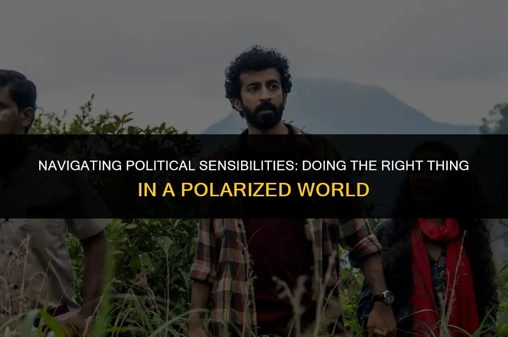 do the right thing political sensibilities