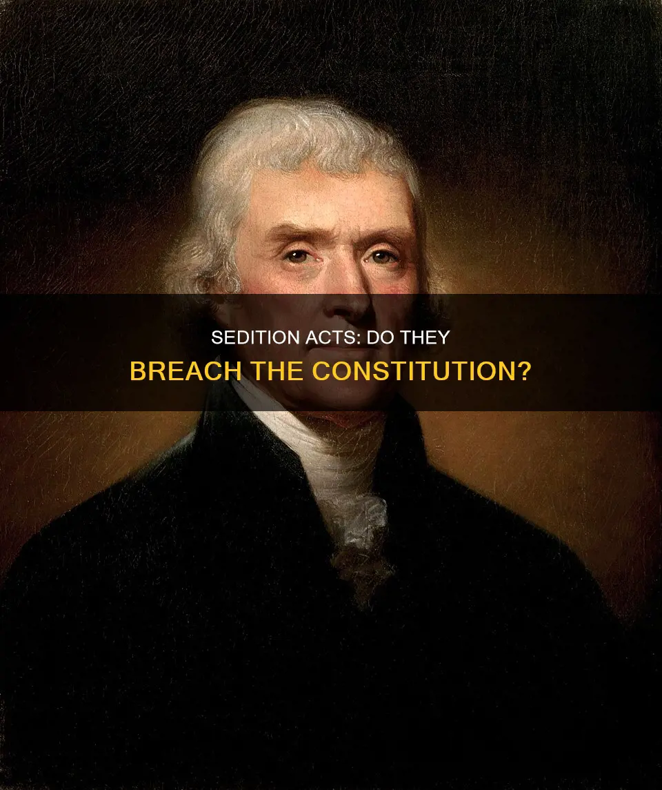 do the sedition acts abridge any of the constitution
