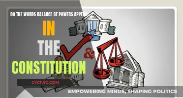 The Constitution's Power Balance: Words and Their Weights